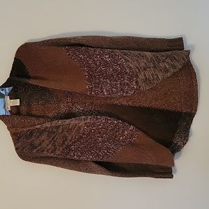 Kenar Wool Blend Open Cardigan Sweater, Size Small